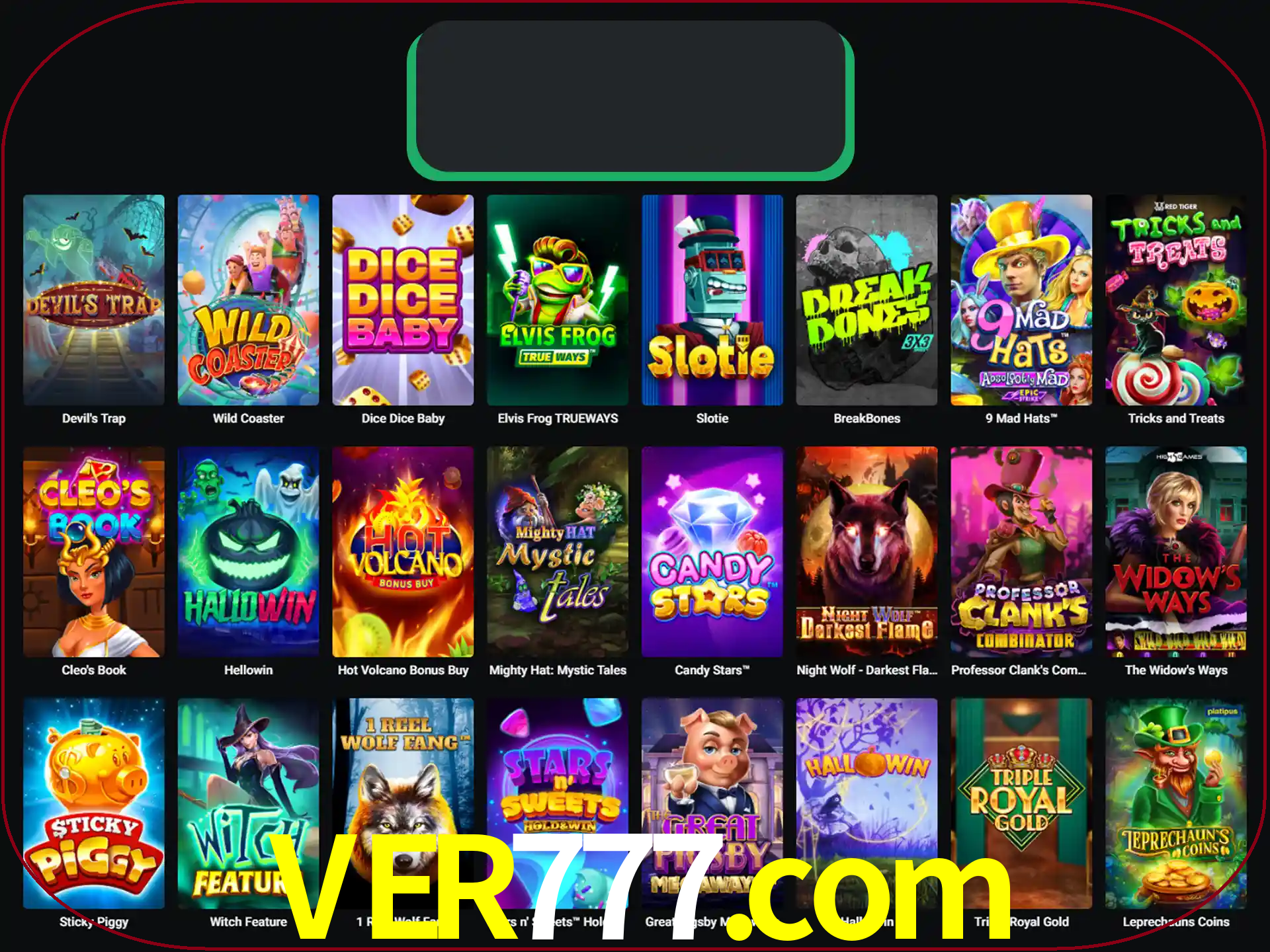 Procure por seus amados jogos de slot.